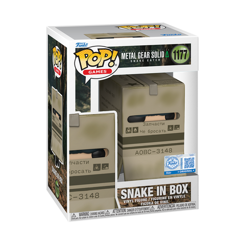 Funko Pop Games - Metal Gear Solid " Snake in Box " SE