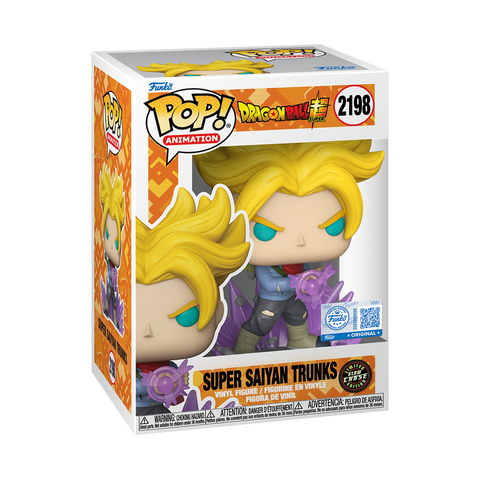 Funko Pop Dragon Ball Z " Super Saiyan Trunks " GITD SE (Chase)