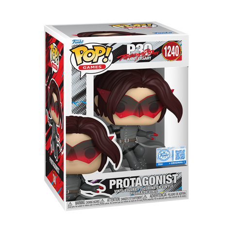 Funko Pop Games - Persona " Protagonist Persona 5 The Phantom X (30th Anniversary) SE "