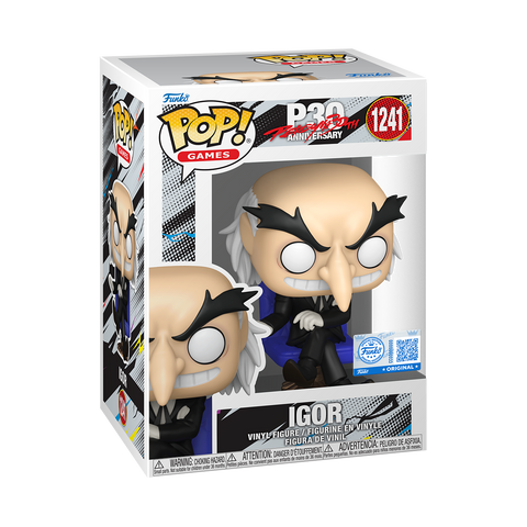 Funko Pop Games - Persona " Igor (30th Anniversary) SE "