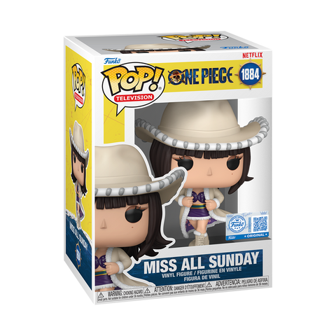 Funko Pop fumetti - One Piece " Miss All Sunday (Live Action) " SE