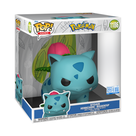 Funko Pop Jumbo Anime e Manga - Pokémon " Ivysaur " SE