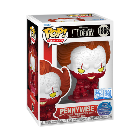 Funko Pop Film - IT: Welcome to Derry " Pennywise (Shelf Sitter) " SE - DAMAGED BOX