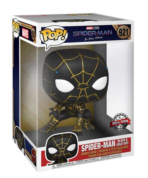 Funko Pop Marvel " Spider-Man Black & Gold Suit (10-Inch) "
