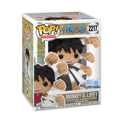 Funko Pop fumetti - One Piece " Monkey D. Luffy (Gum Gum Gatling) " (6-Inch) SE