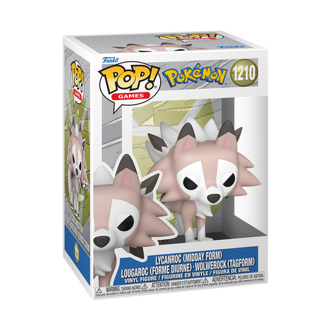Funko Pop Anime e Manga - Pokémon "Lycanroc (Midday Form)"