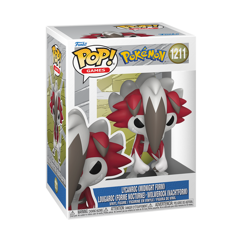 Funko Pop Anime e Manga - Pokémon "Lycanroc (Midnight Form)"