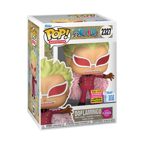 Funko Pop Fumetti - One Piece " Donquixote Doflamingo (Flocked) " Summer Convention 2026