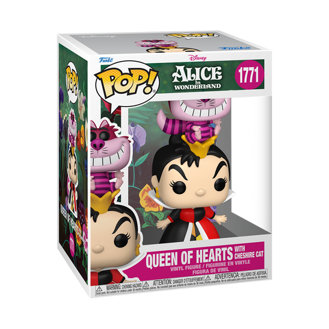 Funko Pop Animation - Disney "Queen of Hearts with Cheshire Cat" 6-inch