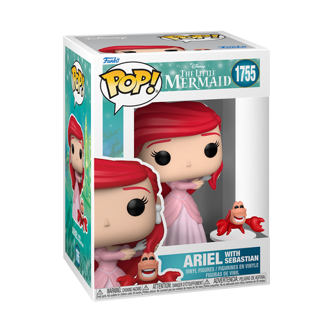Funko Pop Disney - The Little Mermaid " Ariel with Sebastian "