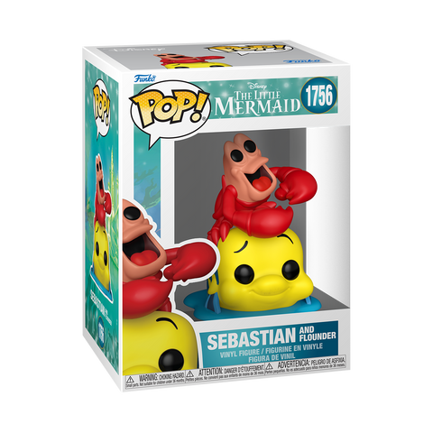 Funko Pop Disney - The Little Mermaid " Sebastian and Flounder "