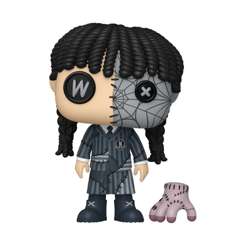 Funko Pop Television - Wednesday "Wednesday Addams with Thing (Patchwork)"