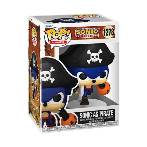 Funko Pop Games - Sonic The Hedgehog " Sonic as Pirate "