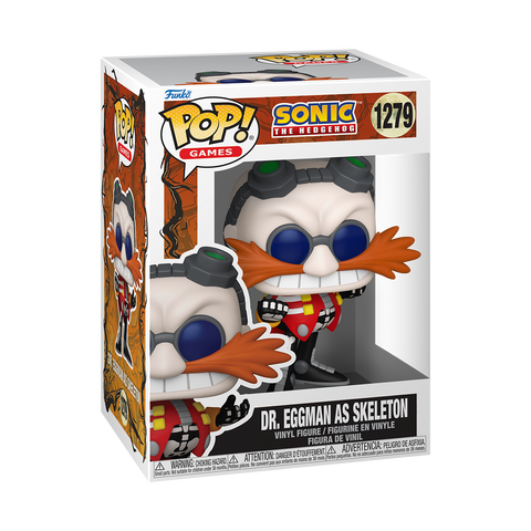 Funko Pop Games - Sonic The Hedgehog " Dr. Eggman as Skeleton "
