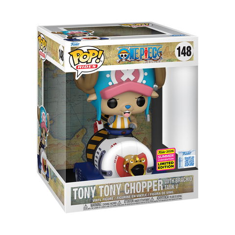 Funko Pop Rides Deluxe Fumetti - One Piece " Tony Tony Chopper with Brachio Tank V " SDCC 2026