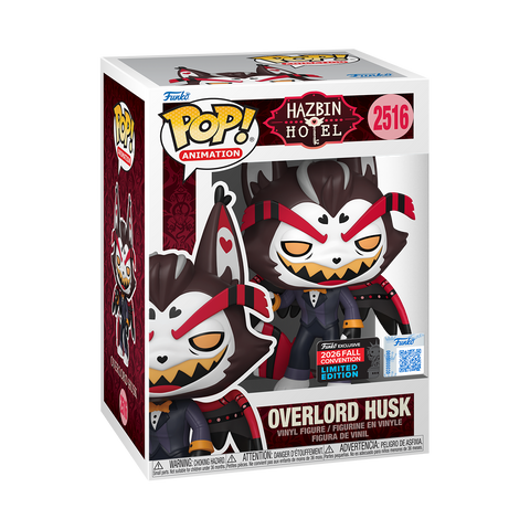 Funko Pop Animation - Hazbin Hotel " Overlord Husk " NYCC 2026 Shared Exclusive
