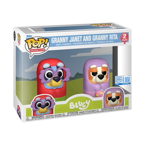 Funko Pop Animation - Bluey " Granny Janet and Granny Rita " 2-Pack SE
