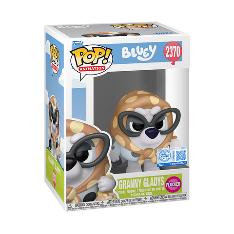 Funko Pop Animation - Bluey " Granny Gladys " Flocked SE