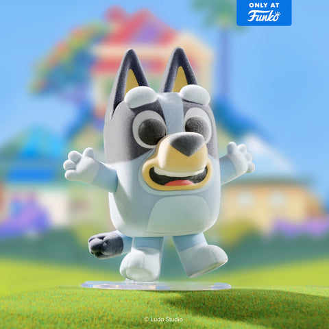 Funko Pop Animation - Bluey " Bluey Jumping " Flocked SE