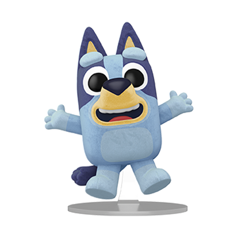 Funko Pop Animation - Bluey " Bluey Jumping " Flocked SE