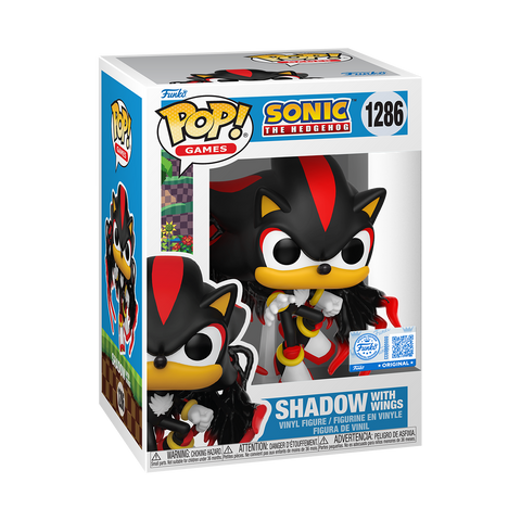 Funko Pop Games - Sonic The Hedgehog " Shadow with Wings " SE