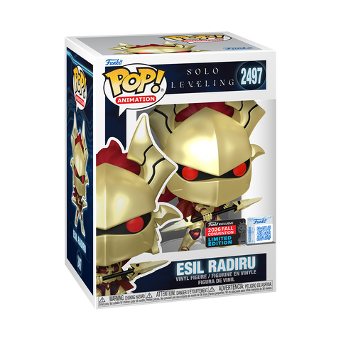 Funko Pop Anime e Manga - Solo Leveling " Esil Radiru " NYCC 2026 Shared Exclusive