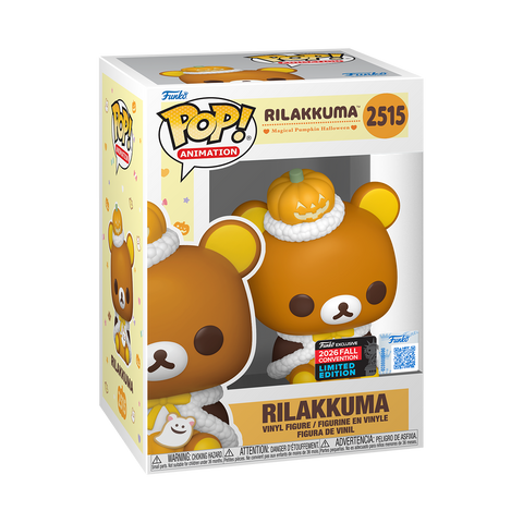 Funko Pop Animation - Rilakkuma " Rilakkuma (Pumpkin) " NYCC 2026 Shared Exclusive