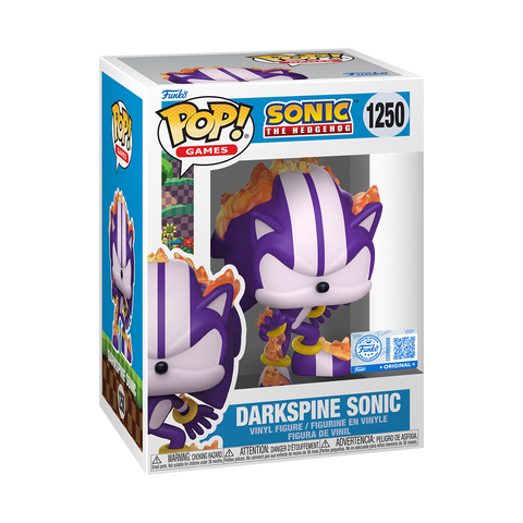 Funko Pop Games - Sonic The Hedgehog " Darkspine Sonic " SE