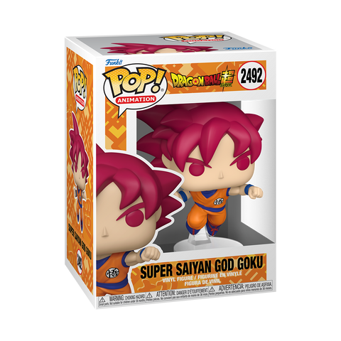 Funko Pop Anime e Manga - Dragon Ball "Super Saiyan God Goku (Punching)"
