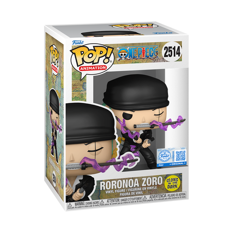 Funko Pop Anime e Manga - One Piece "Roronoa Zoro (Dressrosa Arc)" GITD SE
