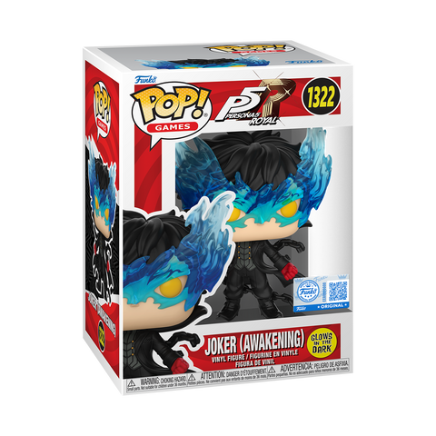 Funko Pop Games - Persona 5 "Joker (Awakening)" GITD SE