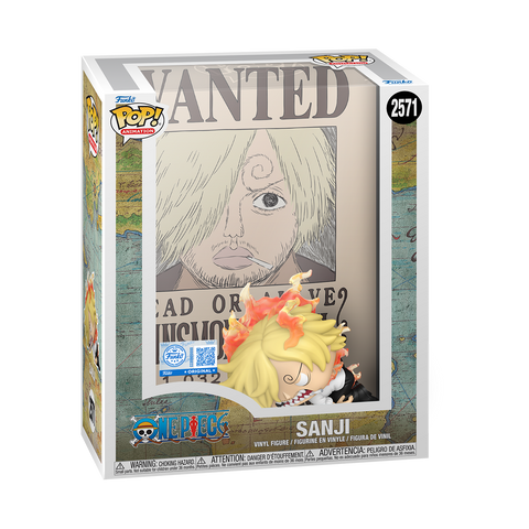 Funko Pop Poster Anime e Manga - One Piece "Sanji (Wanted)" SE