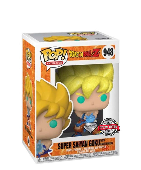 Funko Pop Dragon Ball " Super Saiyan Goku With Kamehameha (Diamond Glitter) "