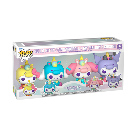 Funko Pop Movies - Hello Kitty "Hello Kitty (Unicorn Outfit) 4-Pack"