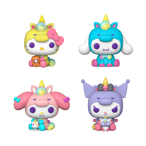Funko Pop Movies - Hello Kitty "Hello Kitty (Unicorn Outfit) 4-Pack"