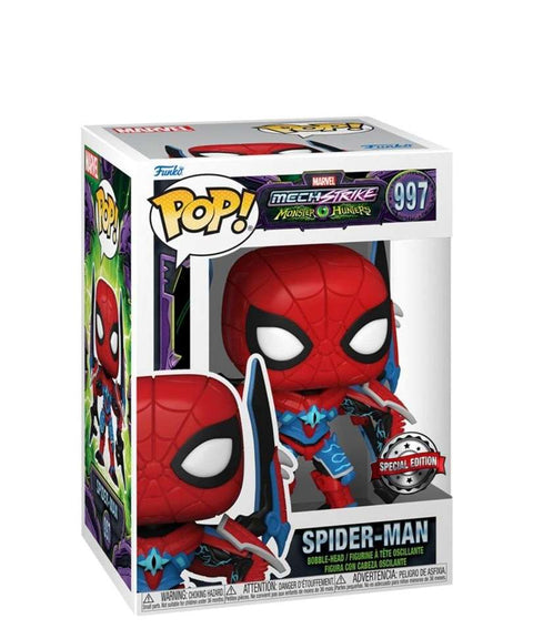 Funko Pop Marvel  " Spider-Man (Marvel Mech Strike Monster Hunters) "