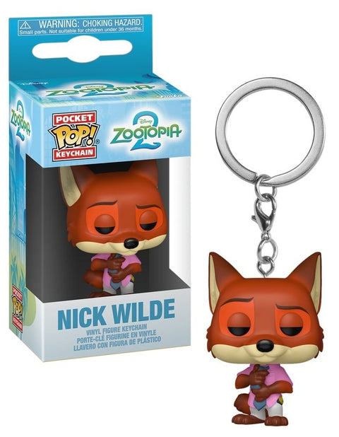 Funko Pop Keychain - Zootopia 2 " Nick Wilde "