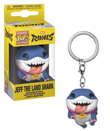Funko Pop Keychain - Marvel Rivals " Jeff the Land Shark "