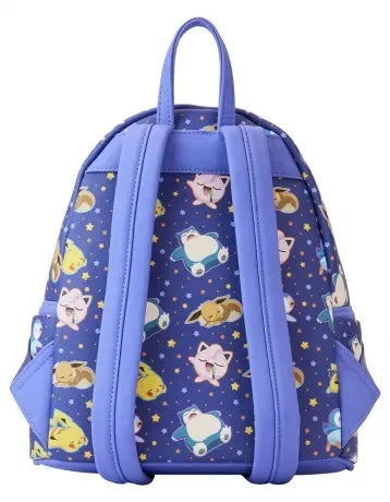 Loungefly - Pokémon " Sleeping Pikachu and friends Mini Backpack "