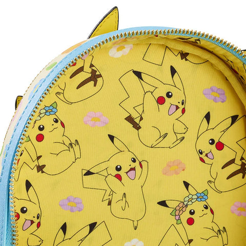 Loungefly - Pokémon " Pikachu (Floral) Mini Backpack "