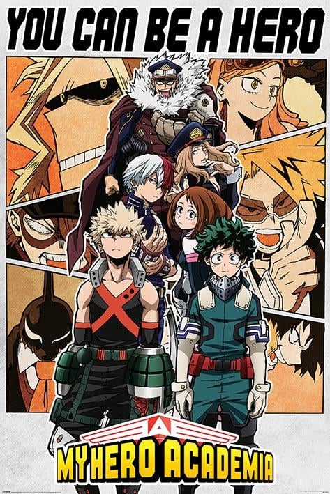 Poster - My Hero Academia " Be a Hero " Poster 61x91cm