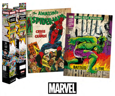 Poster - Marvel " Spider-Man & Hulk " 2 Posters 52 x 38cm Set