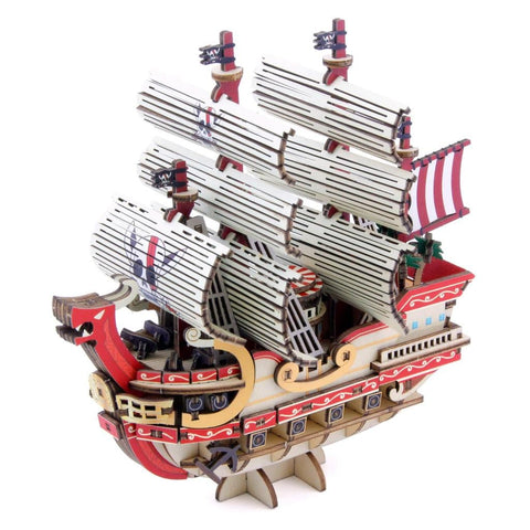 Wood Model Kit - One Piece " Red  Force "