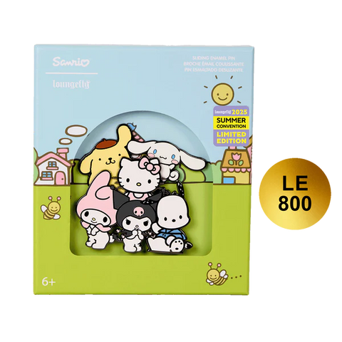 Loungefly - Pin " Hello Kitty And friends 3 " SDCC 2025 800Pz