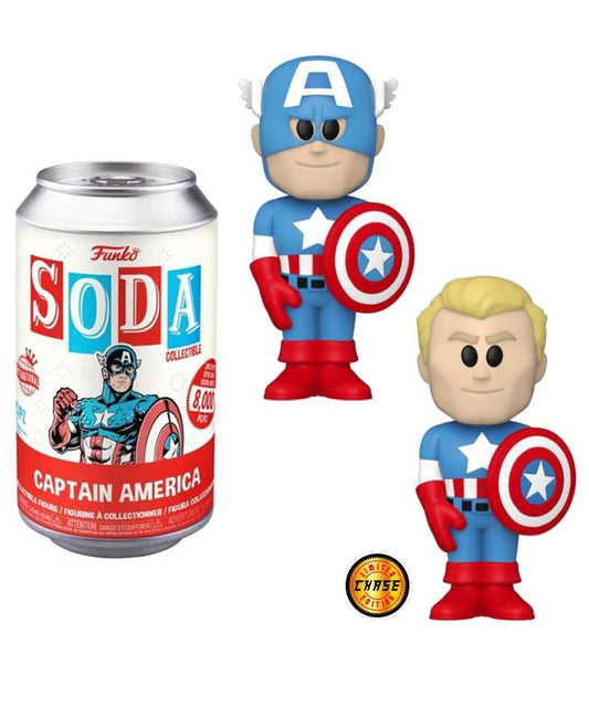 Funko Vinyl Soda Marvel " Captain America "