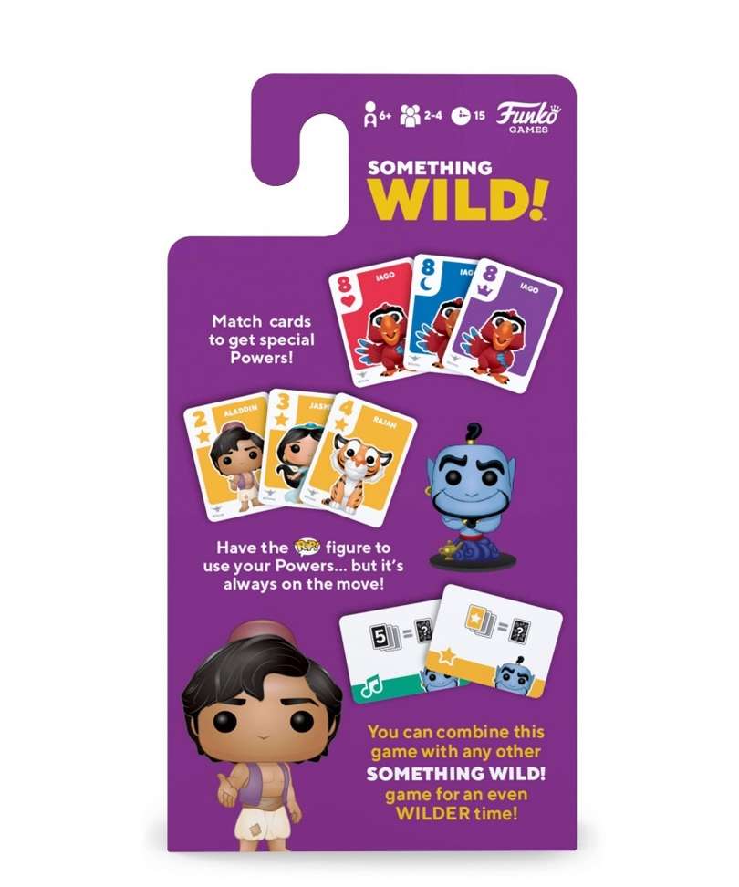 Gioco da tavolo Disney Aladdin " Card Game Something Wild! Lingua Italiano  "