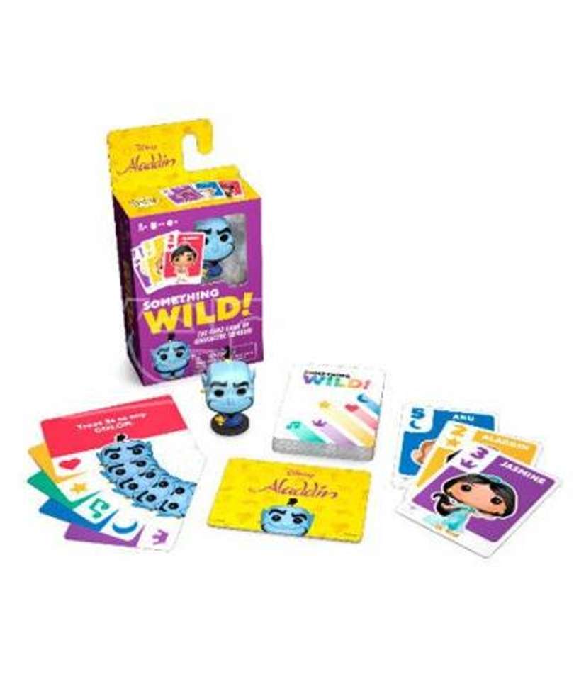 Gioco da tavolo Disney Aladdin " Card Game Something Wild! Lingua Italiano  "