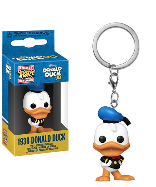 Funko Pop Keychain Disney - Donald Duck 90th Anniversary " 1938 Donald Duck Keychain "