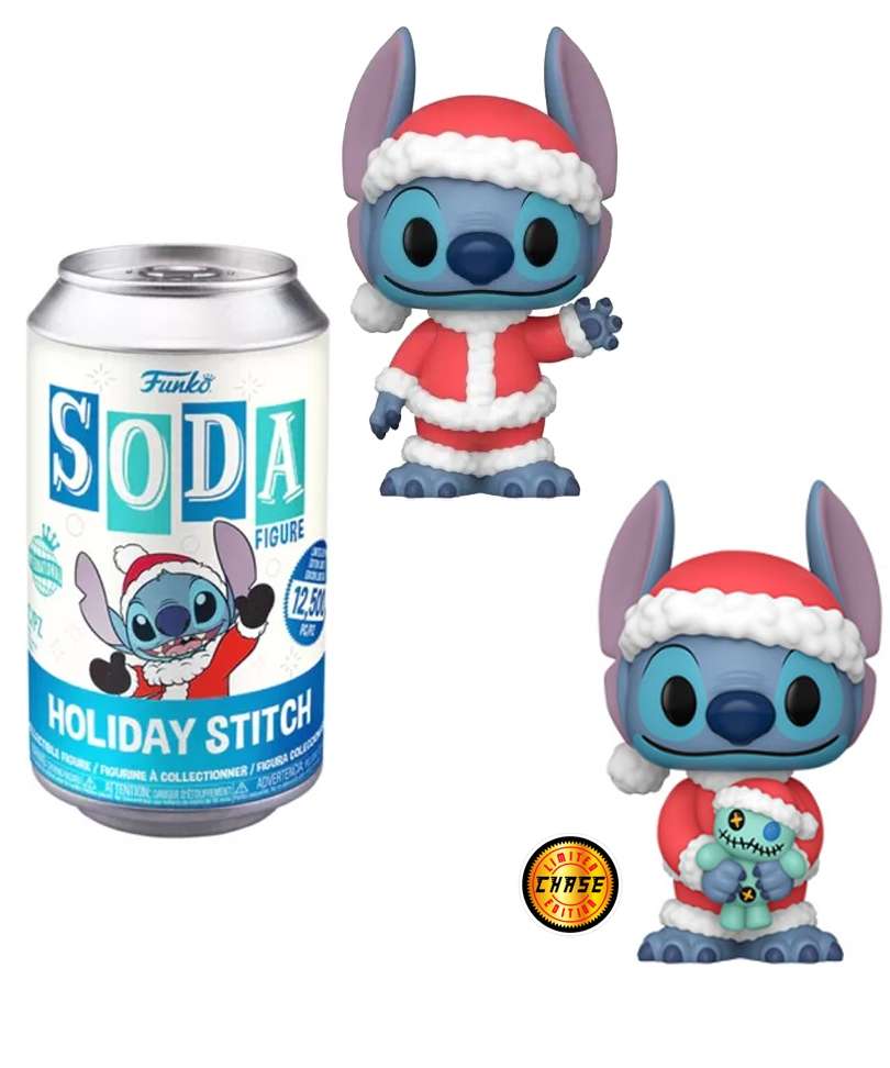 Funko Vinyl Soda Disney " Holiday Stitch Soda "