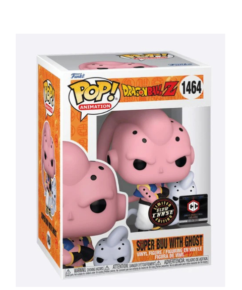 Funko Pop Dragon Ball " Super Buu with Ghost " (Chase) GITD Chalice exclusive